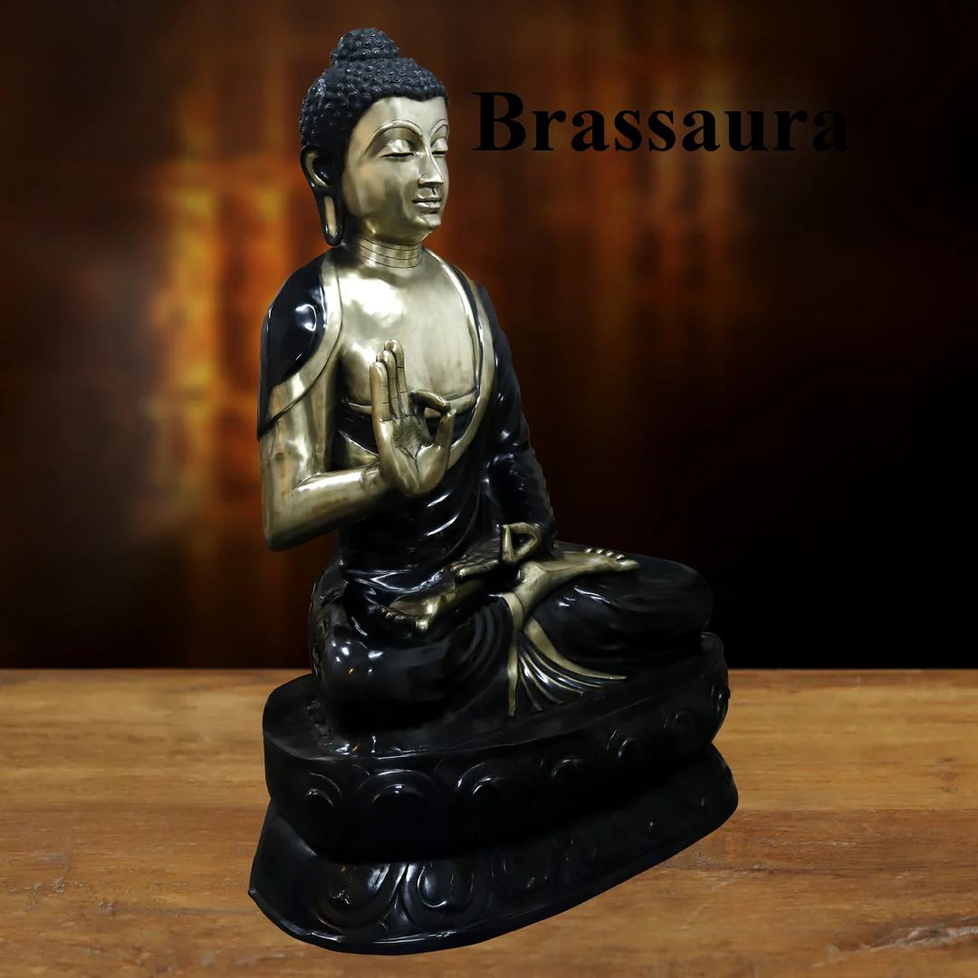 Brass Buddha For Home And Décor Weight 250 kg Height 66 Inch