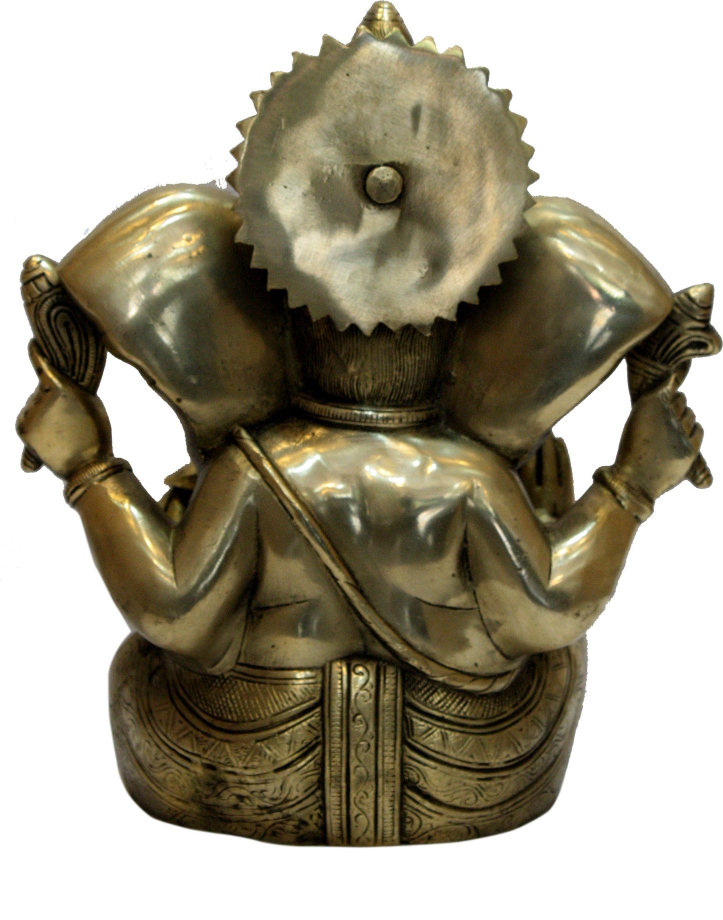 Brass Ganesha Statue For Home Decor Weight 5.24 Kg And Height 25 Cm