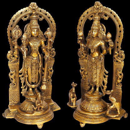 Brass Laxmi Narayana Statue  Home Decor Showpiece Brass 12 Kg Height 40 cm