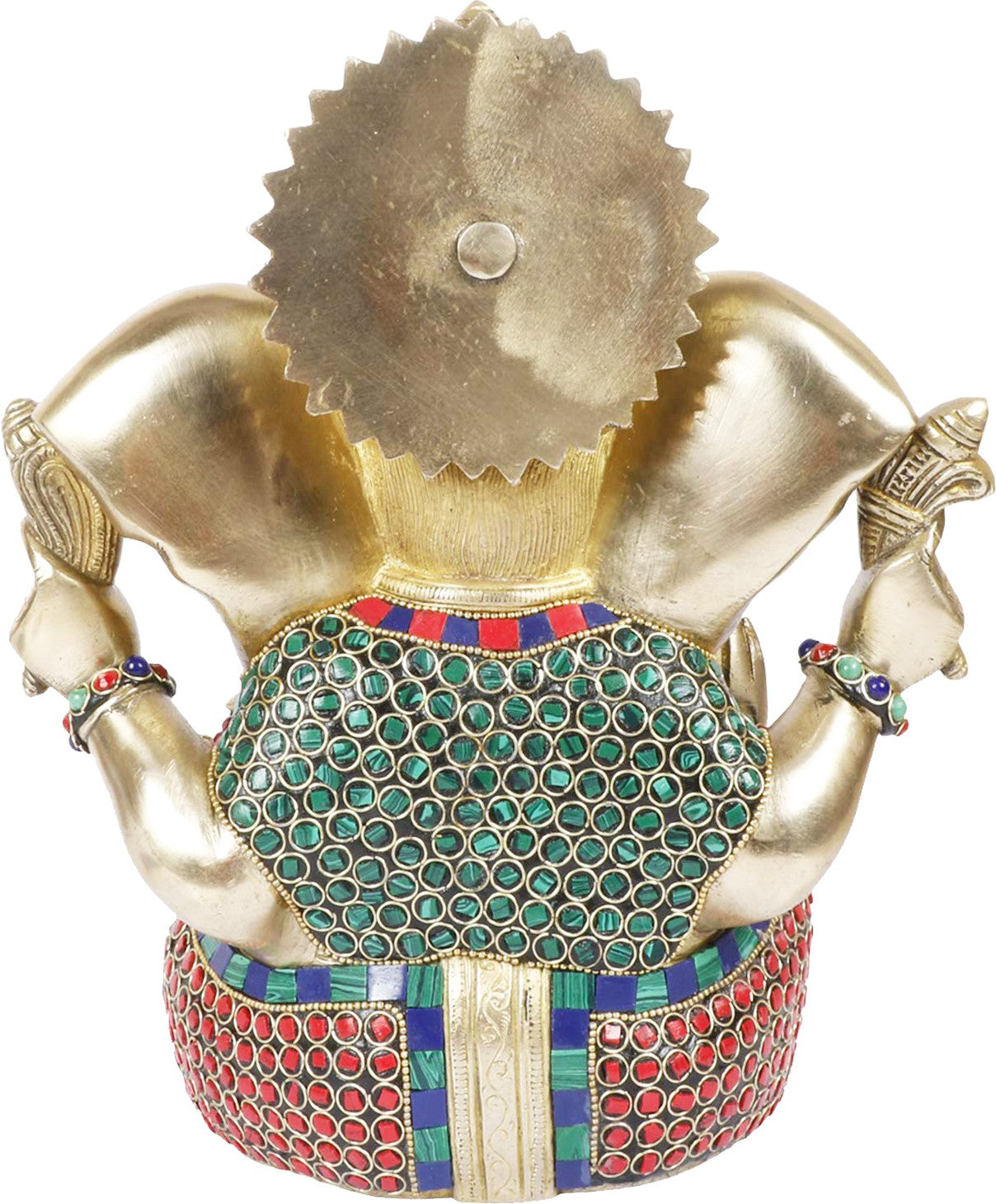 Brass Ganesha Statue For Home Decor Weight 5.6 Kg And Height 35 Cm