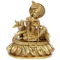 Brass Krishna Statue for Home and Decor and Living Room Height 11 cm Weight 3.3 Kg