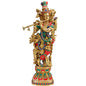 Krishna Playing Flute Murti Modern Art for Home Entrance and Good Luck Diwali Gift Height 74 cm Weight 16.5 Kg