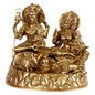 Brass Golden Shiva Parivar Murti for Home and Decor ShowPiece for Living Room Height 23 cm Weight 4.4 Kg