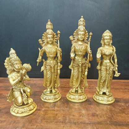 ब्रासोरा® वृंदावन वेणुगोपाल कृष्ण पीतल की प्रतिमा मोर के साथ | एंटीक नीला और सुनहरा रंग | ऊँचाई 20 इंच