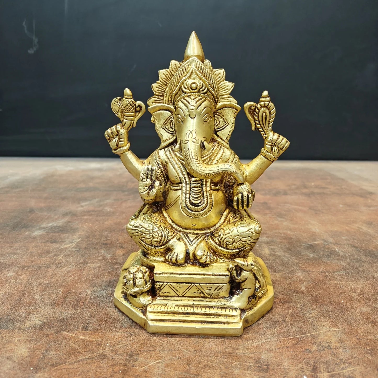 ब्रासोरा® वृंदावन वेणुगोपाल कृष्ण पीतल की प्रतिमा मोर के साथ | एंटीक नीला और सुनहरा रंग | ऊँचाई 20 इंच