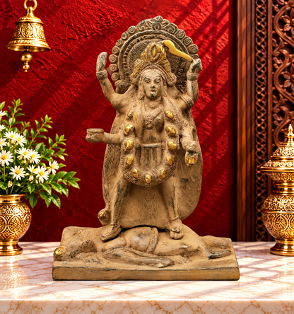 ब्रासोरा® वृंदावन वेणुगोपाल कृष्ण पीतल की प्रतिमा मोर के साथ | एंटीक नीला और सुनहरा रंग | ऊँचाई 20 इंच