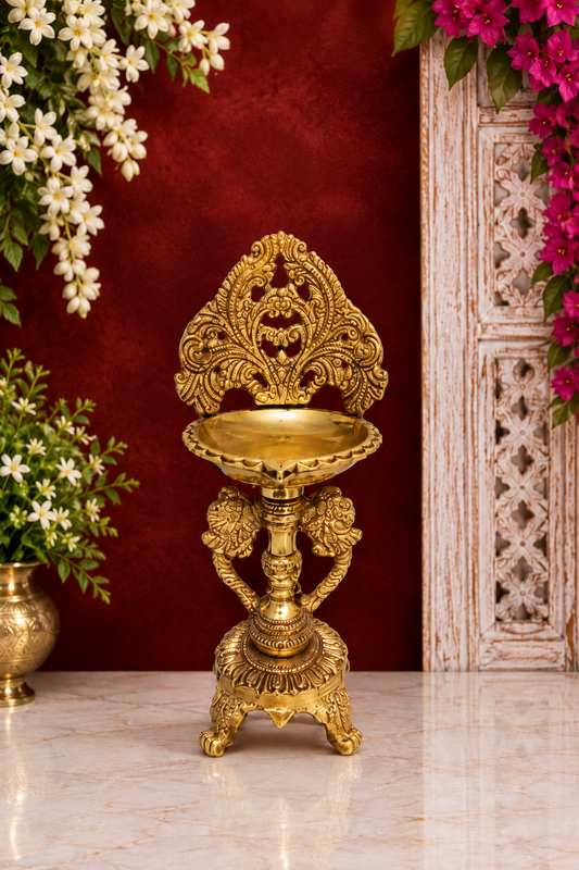Brassaura® Brass Decorative Piece | Pure Superfine Brass Handcrafted Murti | Brass Statue for Home Temple, Pooja Room | Height 9 Inches | Weight 1.2 Kgs