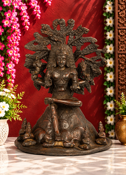 ब्रासोरा® पीतल शिव प्रतिमा | ऊंचाई 12 इंच और वजन 6.20 किलोग्राम
