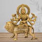 Brass Durga Idol for Home and Decor Weight 1.2 Kg Height 15 cm