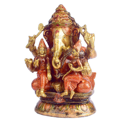 ब्रासोरा® वृंदावन वेणुगोपाल कृष्ण पीतल की प्रतिमा मोर के साथ | एंटीक नीला और सुनहरा रंग | ऊँचाई 20 इंच