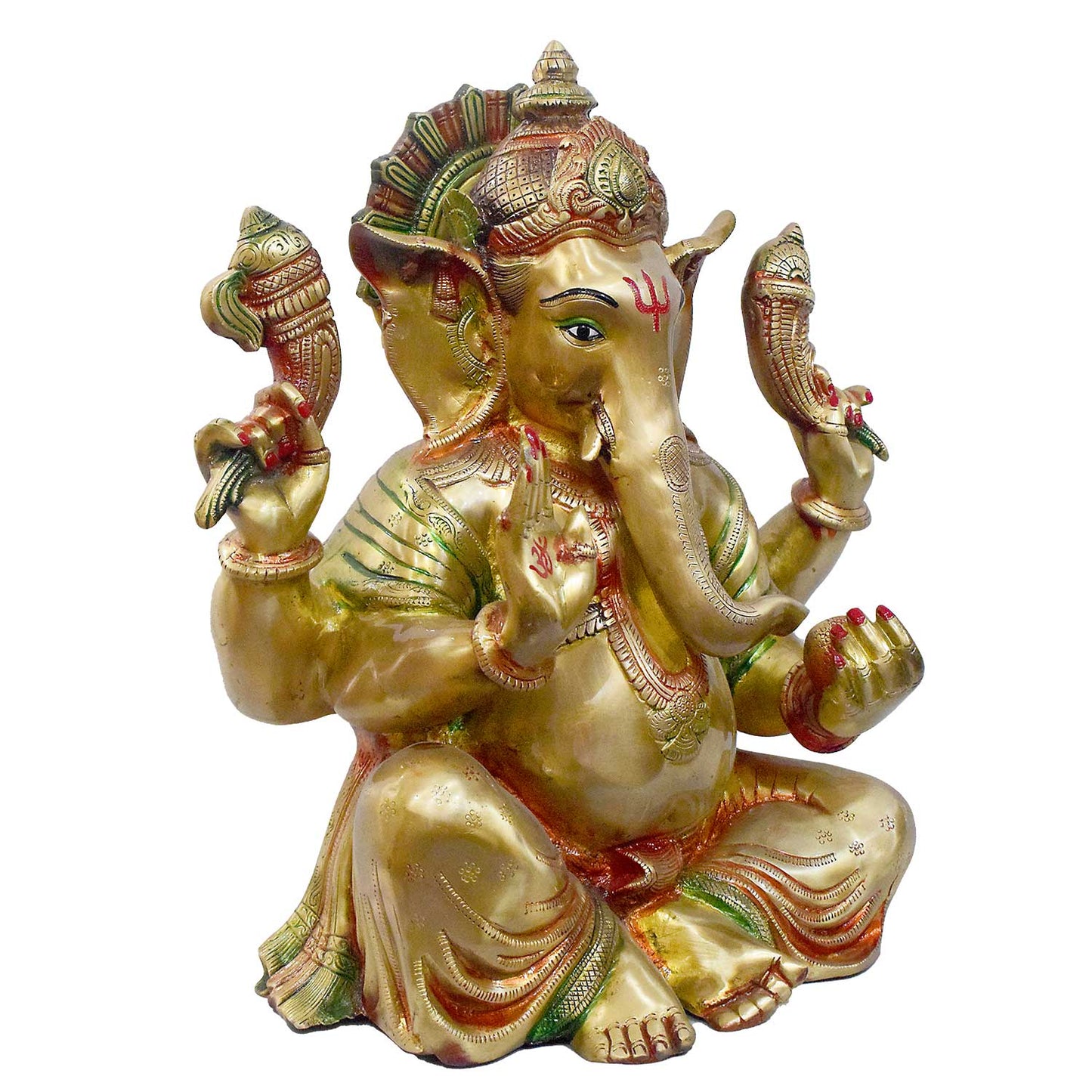 ब्रासोरा® वृंदावन वेणुगोपाल कृष्ण पीतल की प्रतिमा मोर के साथ | एंटीक नीला और सुनहरा रंग | ऊँचाई 20 इंच