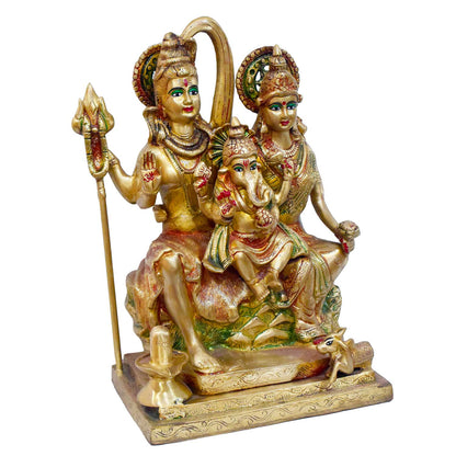 ब्रासोरा® वृंदावन वेणुगोपाल कृष्ण पीतल की प्रतिमा मोर के साथ | एंटीक नीला और सुनहरा रंग | ऊँचाई 20 इंच