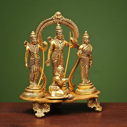 Brassaura® Brass Ram Darbar Statue | Height 7.5 Inches