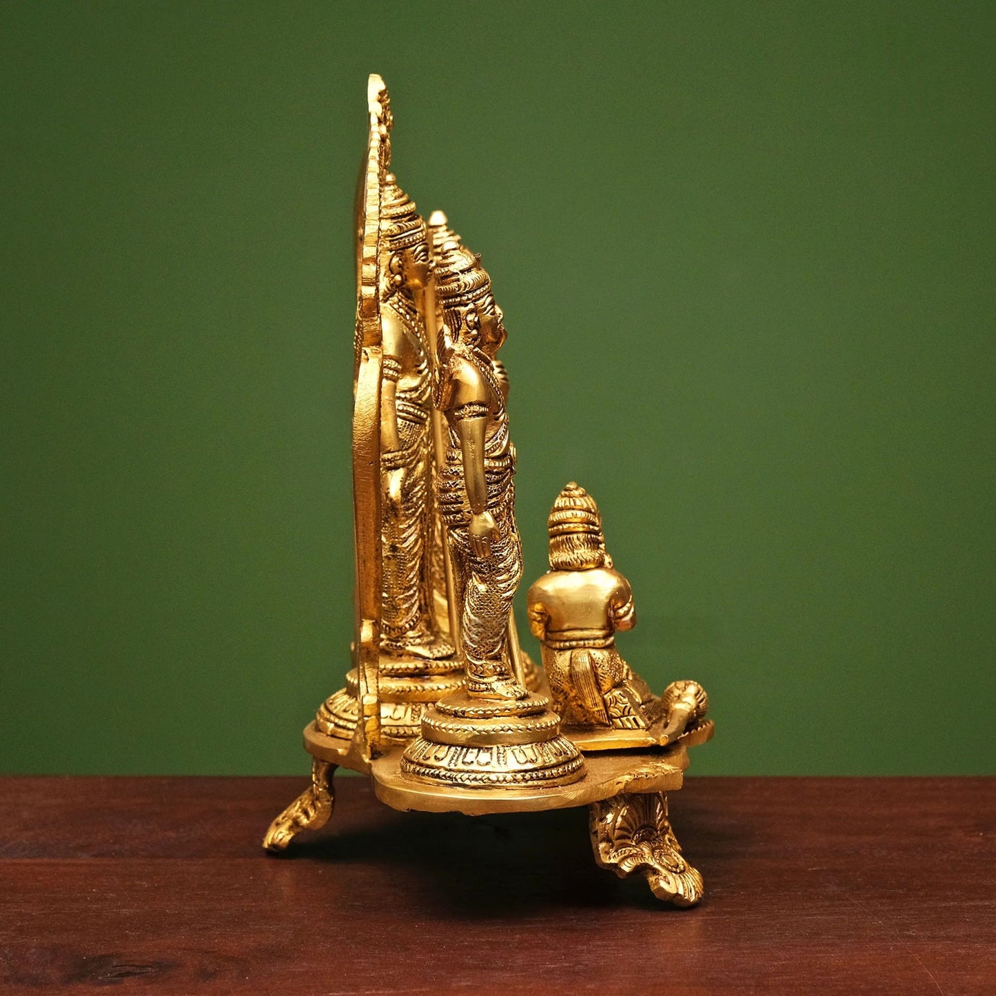 Brassaura® Brass Ram Darbar Statue | Height 7.5 Inches