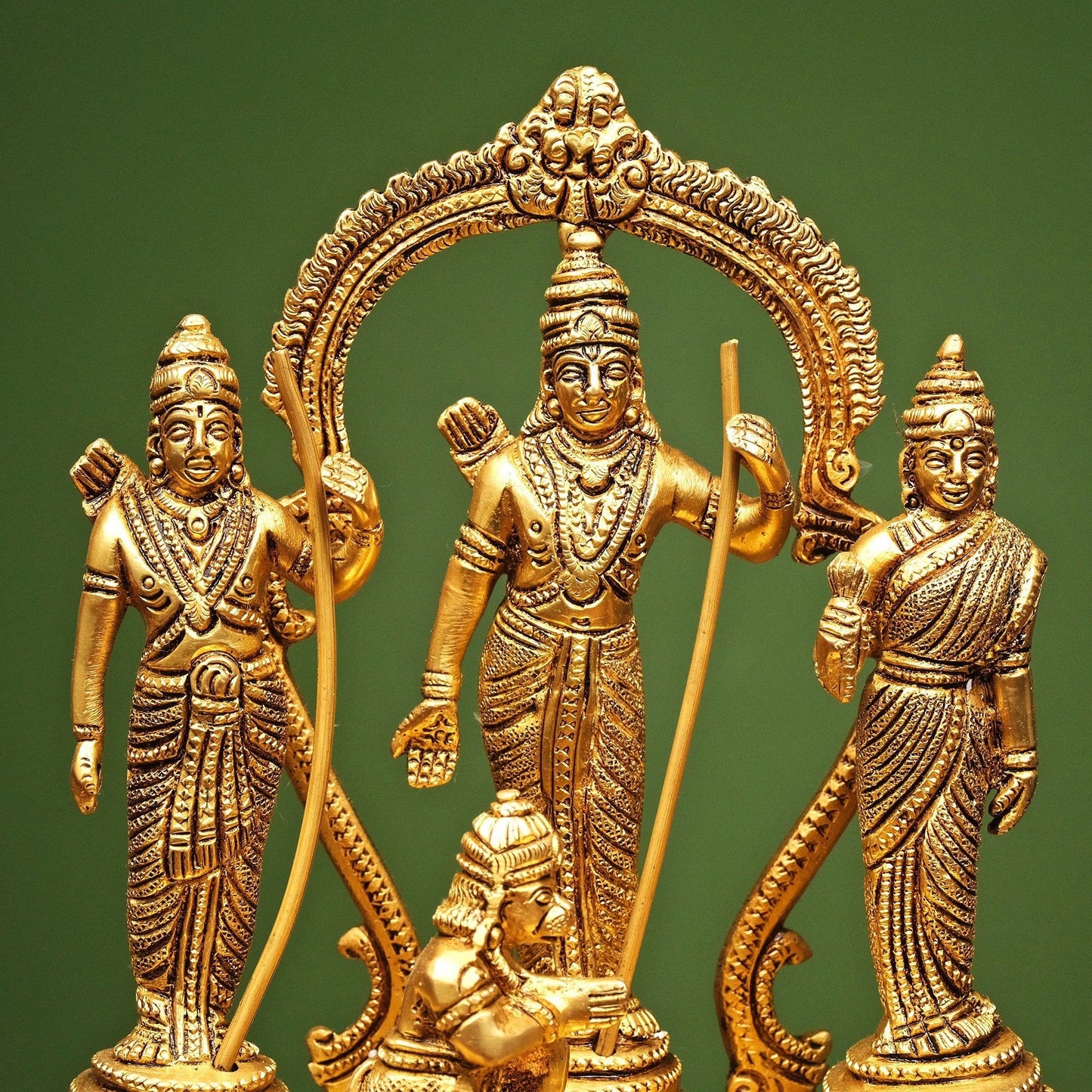 Brassaura® Brass Ram Darbar Statue | Height 7.5 Inches