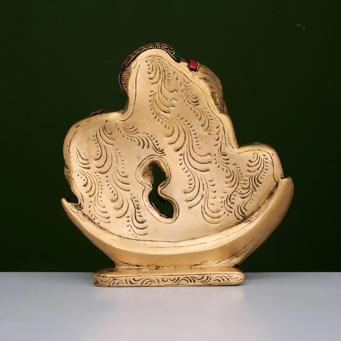 Brassaura® Brass Shiva Parvati Bust | Height 9.5 Inches