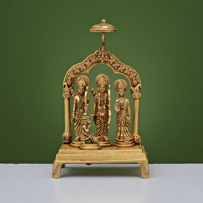 Brassaura® Brass Ram Darbar Statue | Height 9.5 Inches