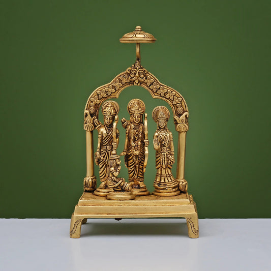 Brassaura® Brass Ram Darbar Statue | Height 9.5 Inches