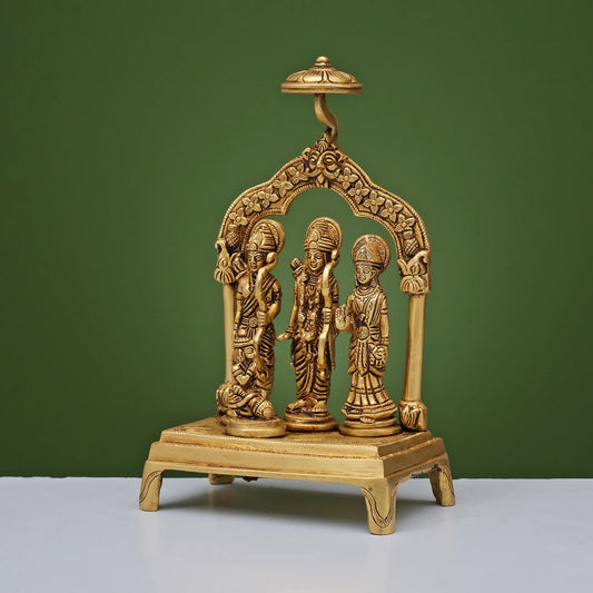 Brassaura® Brass Ram Darbar Statue | Height 9.5 Inches