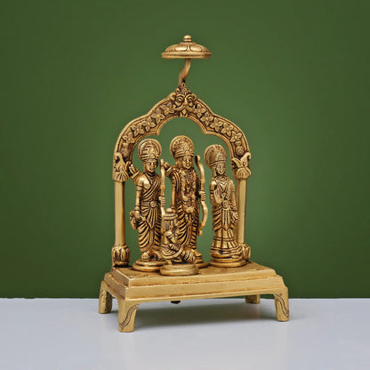 Brassaura® Brass Ram Darbar Statue | Height 9.5 Inches