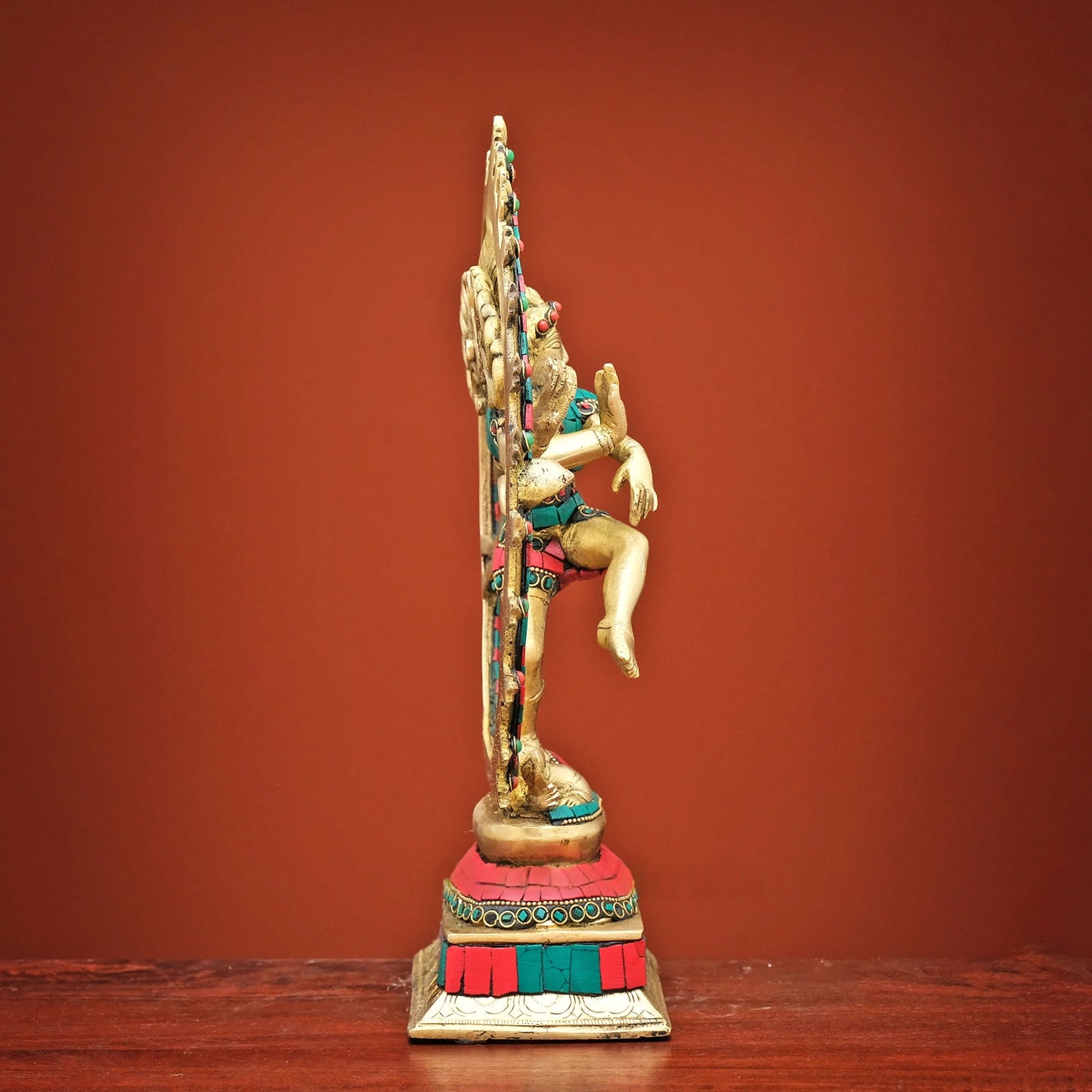 Brassaura® Brass Lord Natraj Idol | Height 13 Inches