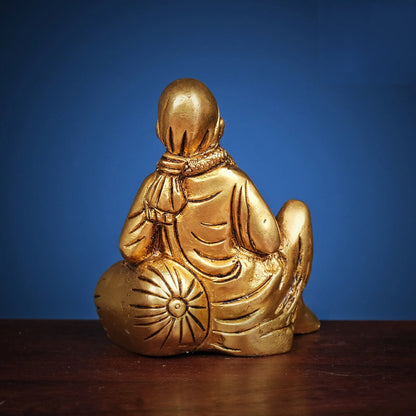 Brassaura® Brass Sai Baba Murti | Height 3.5 Inches