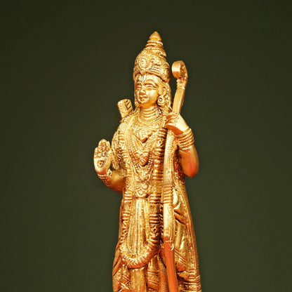 Brassaura® Brass Ram Darbar Statue | Height 9.5 Inches