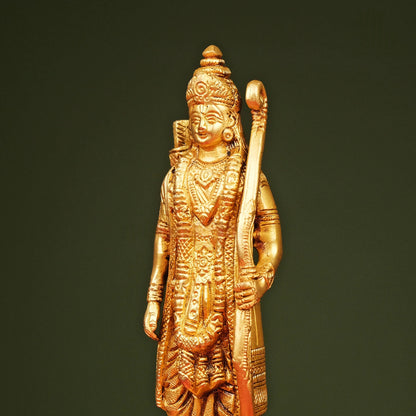 Brassaura® Brass Ram Darbar Statue | Height 9.5 Inches