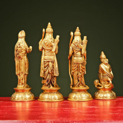 Brassaura® Brass Ram Darbar Statue | Height 9.5 Inches