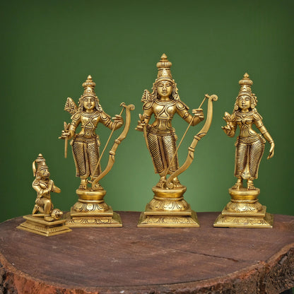 Brassaura® Brass Ram Darbar Statue | Height 12 Inches