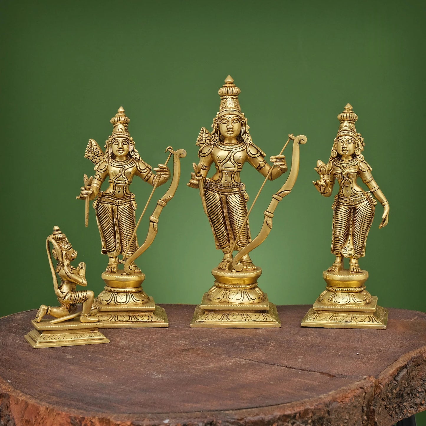 Brassaura® Brass Ram Darbar Statue | Height 12 Inches