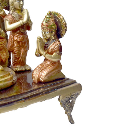 Brassaura® Brass Ram Panchayat Idol | Height 13.5 Inches