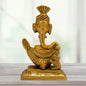 Brass Modern Ganesha Idol for Home and Decor Weight 1.1 Kg Height 15 cm