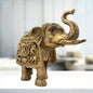 Brass Elephant Statue for Home and Decor Height 25 cm Weight 3 Kg