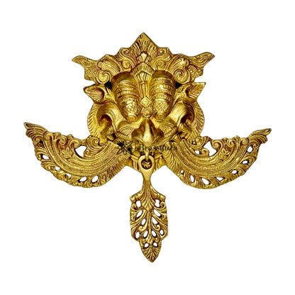 Brass Nazar Rakhsa Kawach for Home and Decor Show Piece Weight 1.5 Kg Height 30 cm