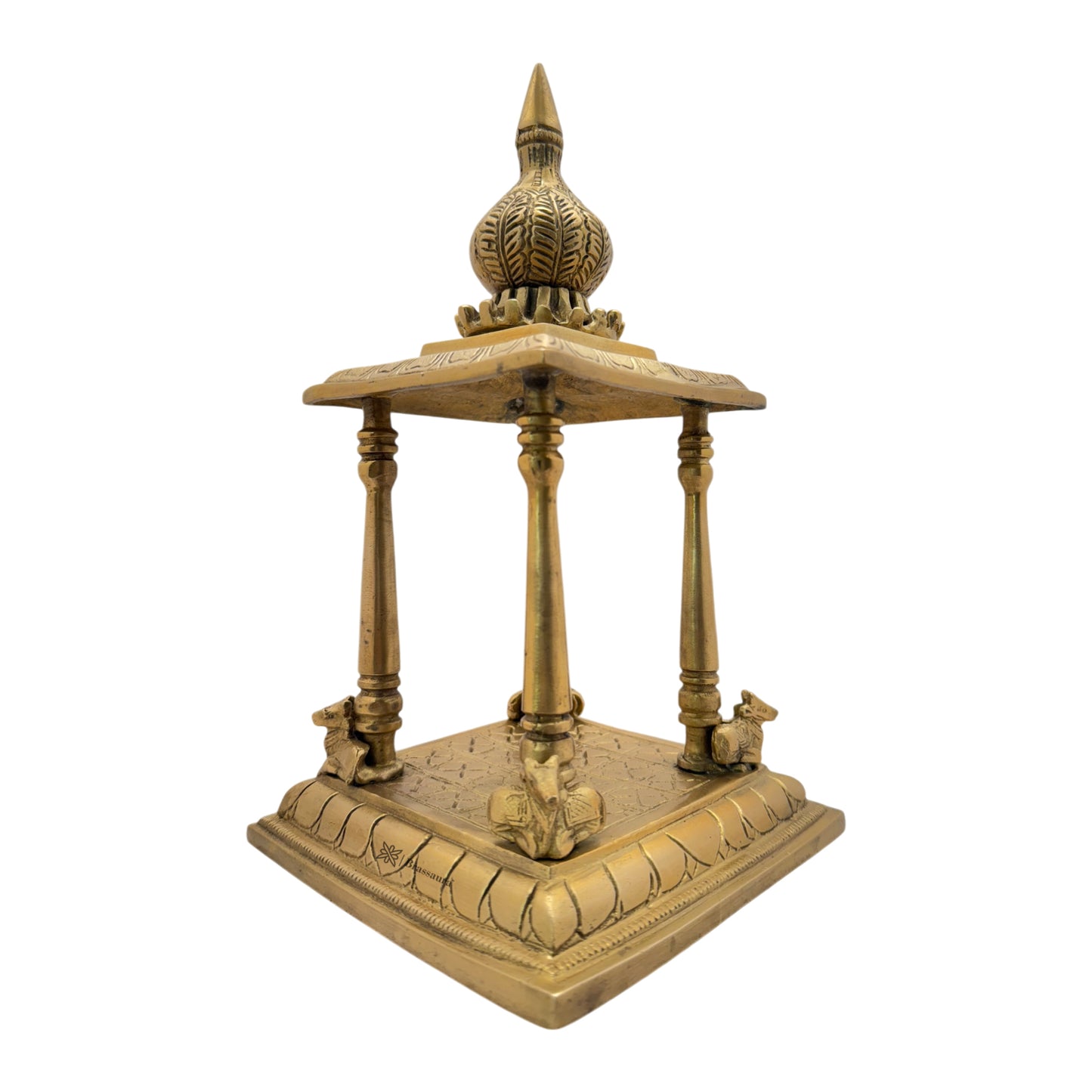 Brass Temple Statue for Home and Decor Gifts Weight 4.3 Kg Height 25 cm