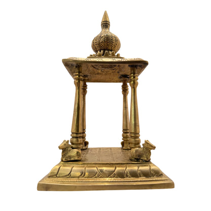 Brass Temple Statue for Home and Decor Gifts Weight 4.3 Kg Height 25 cm