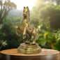 Brass Horse for Home and Decor Show Piece Weight .45 Kg Height 15 cm