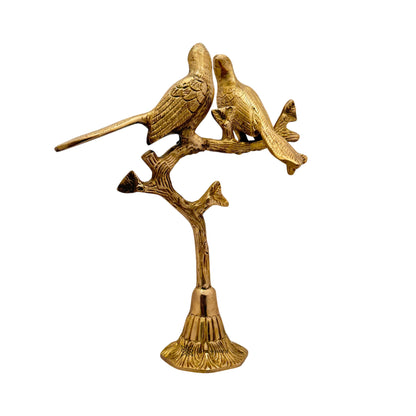 Brass Tree and Birds for Home and Decor Weight 1 Kg Height 27 cm