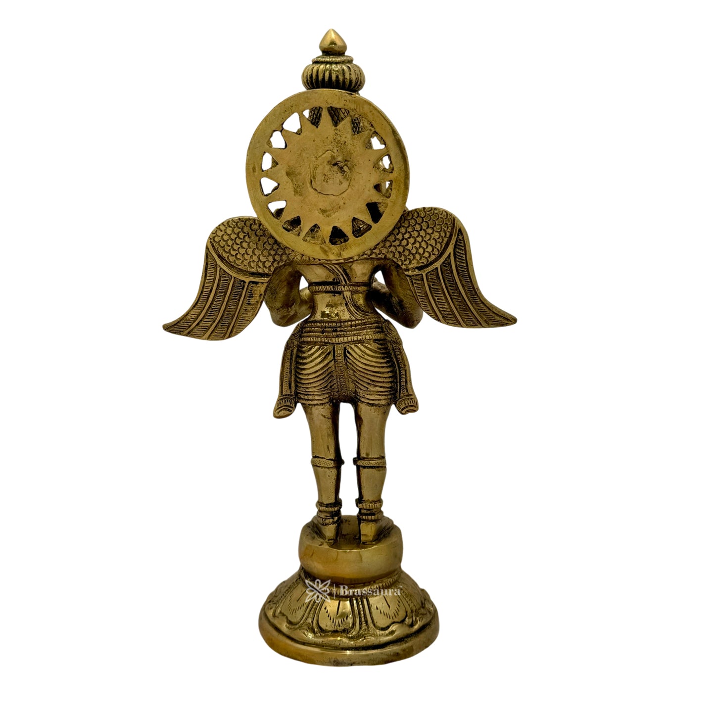 Brass Garud for Home and Decor Show Piece Weight 1.2 Kg Height 23 cm