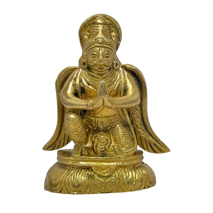 Brass Garud Home and Decor Show Piece for Living Room Weight 0.35 Kg Height 12 cm