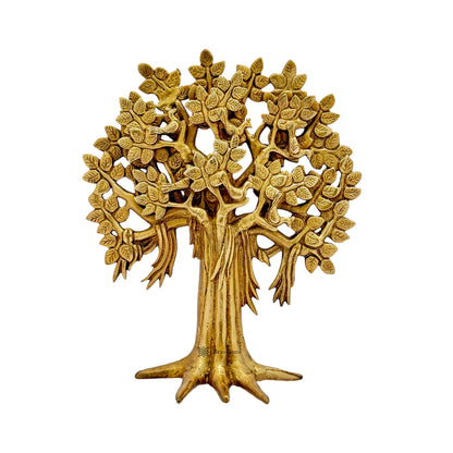 Brass Tree of Life for Home and Decor Show Piece Weight 1.3 Kg Height 26 cm