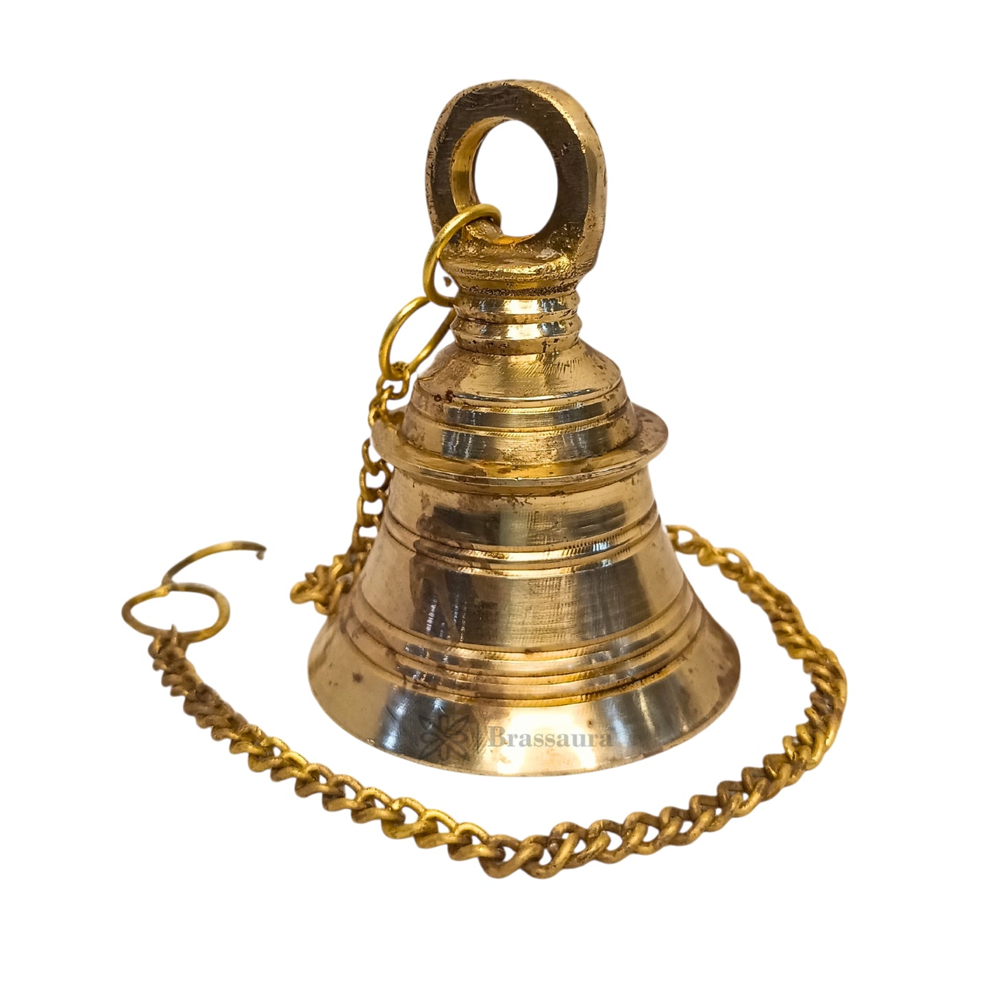 Brass Bell for Home and Decor Show Piece Weight .34 Kg Height 53 cm