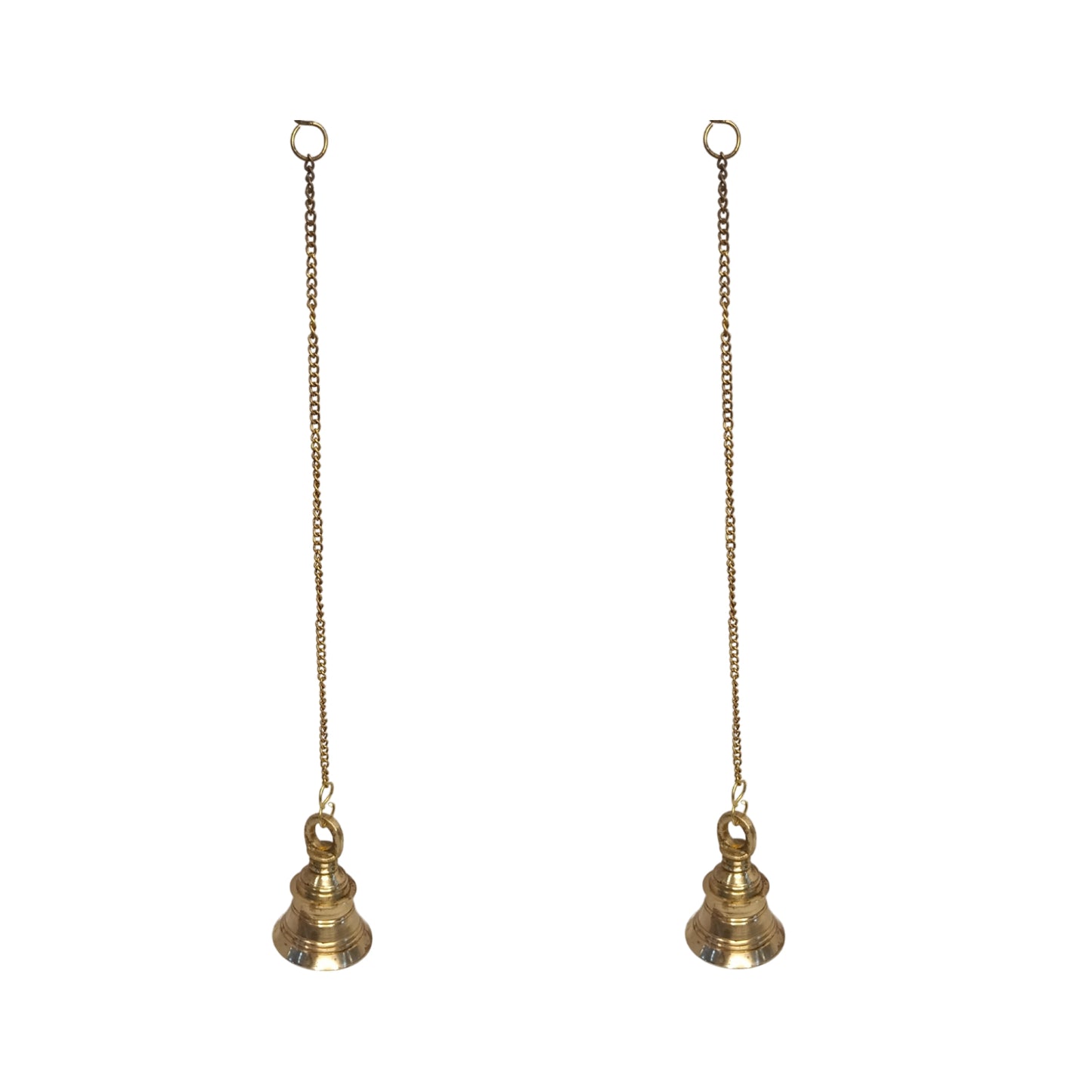 Brass Bells Pair for Home and Decor Show Piece Weight .88 Kg Height 70 cm