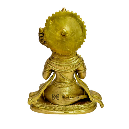 Brass Hanuman Bhagwan Murti for Home and Decor Weight 1.8 kg Height 23 cm