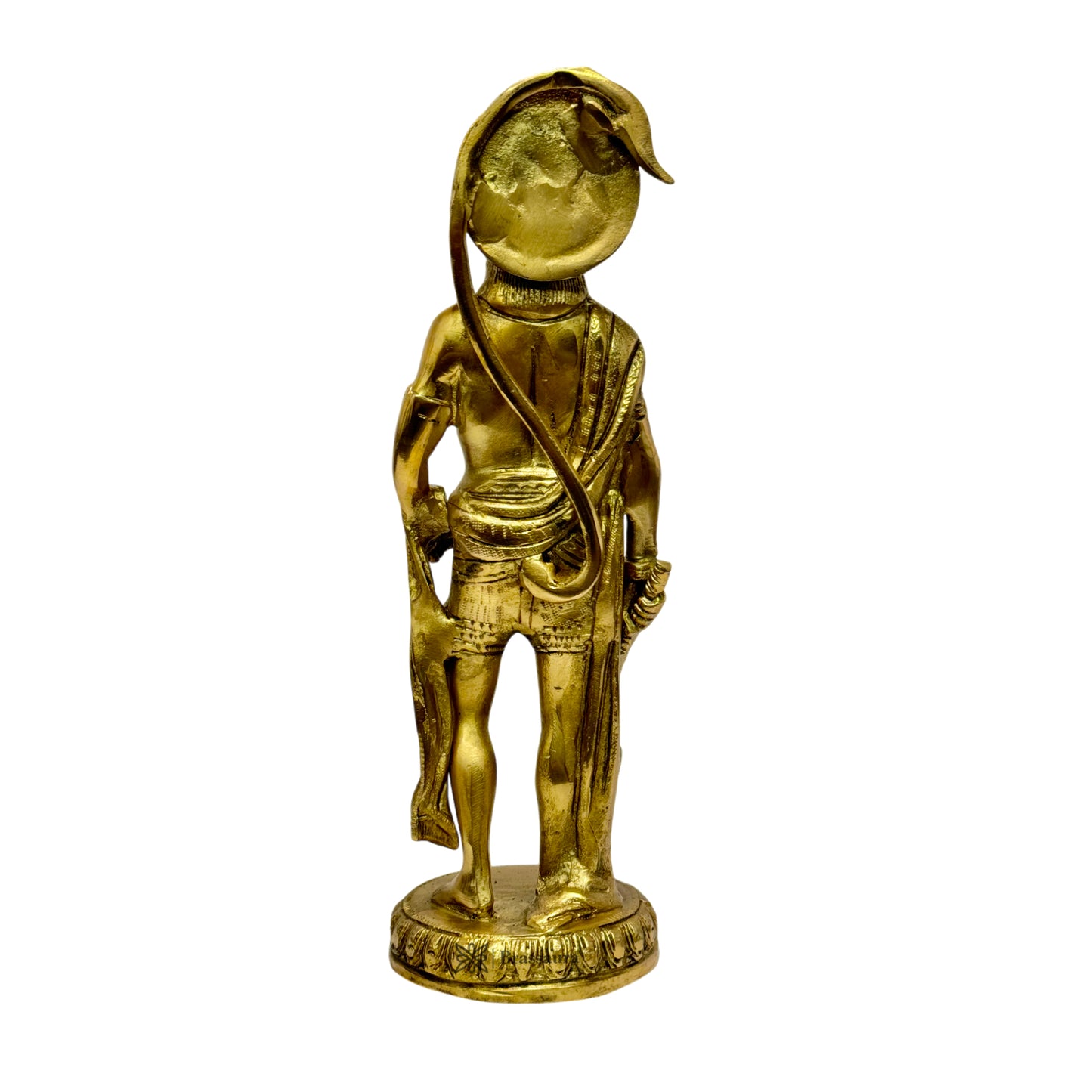 Brass Sankat Mochan Hanuman Bhagwan Murti for Home and Decor Weight 2.2 kg Height 33 cm