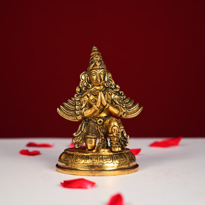 THE ADVITYA BRASS GARUDA STATUE HEIGHT 5.5 INCH
