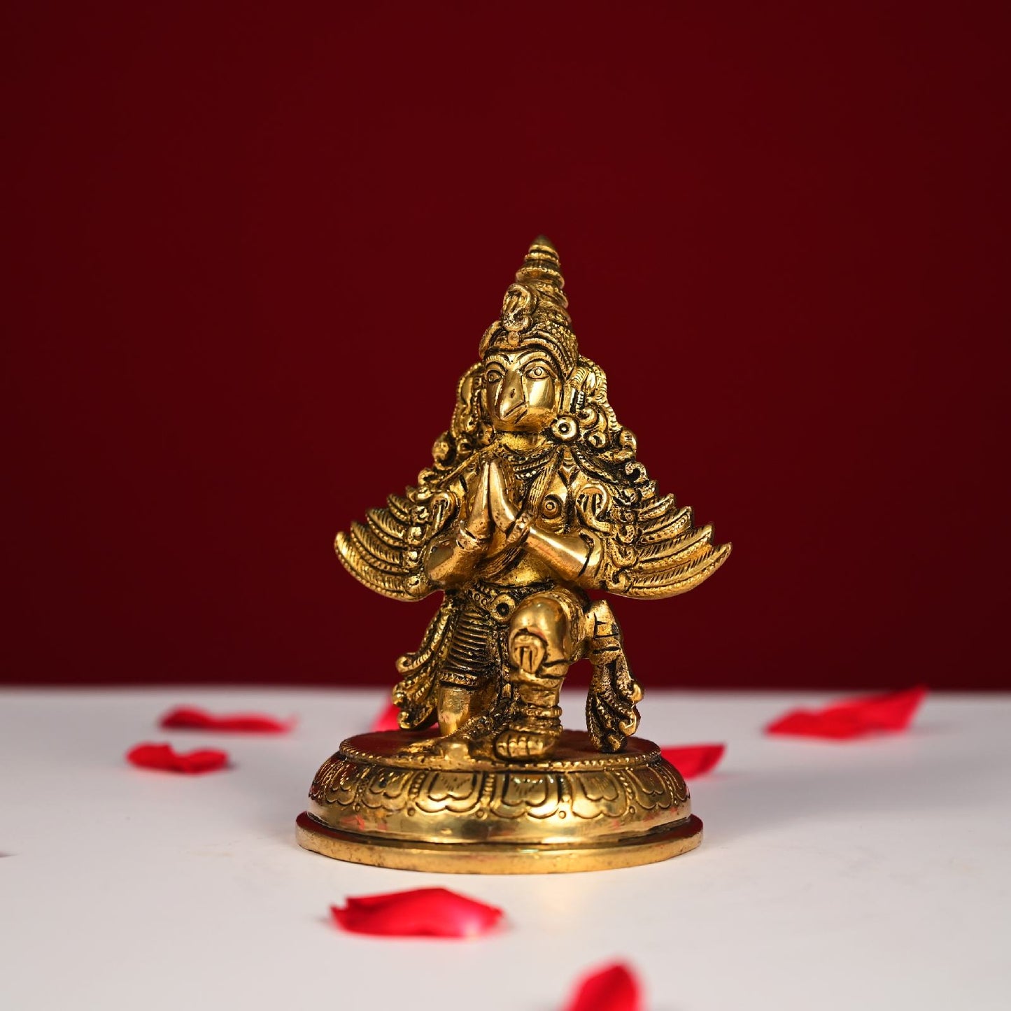 THE ADVITYA BRASS GARUDA STATUE HEIGHT 5.5 INCH