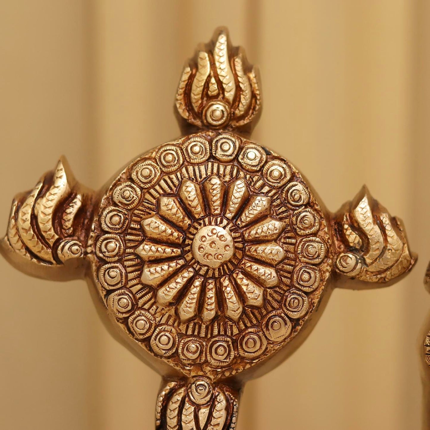 Brassaura® Wall Hanging Tirupati Balaji in Pure Brass | Height 16 Inches