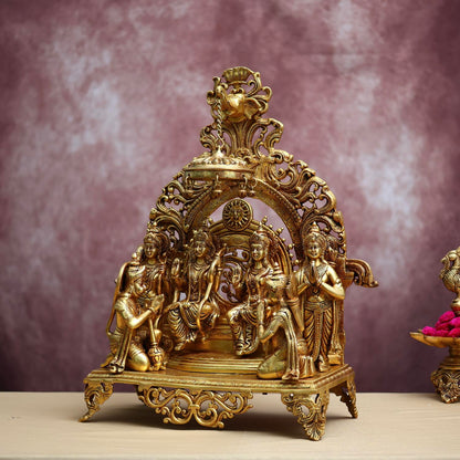 LARGE BRASS RAM DARBAR MURTI HEIGHT 23 INCHES